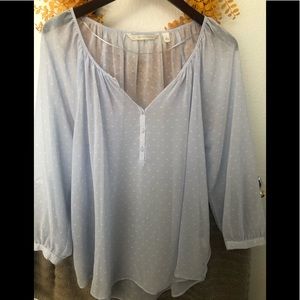 Lauren Conrad Polka Dot Blouse